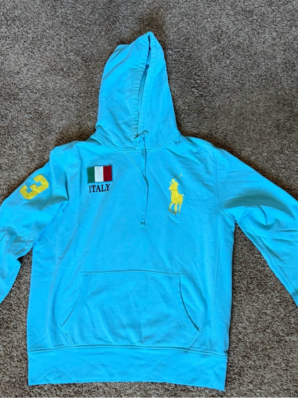 Polo Ralph Lauren Aqua Italy Sweatshirt (FINAL PRICE DROP)